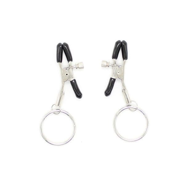 OHMAMA FETISH - NIPPLE CLAMPS WITH RINGS 3